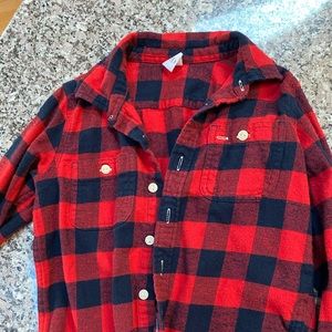 EUC Buffalo check Boys flannel button down.